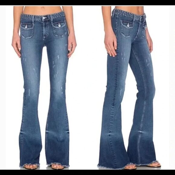 Tularosa Flare Penelope Jeans in Ankara Wash size 27 - Picture 12 of 16